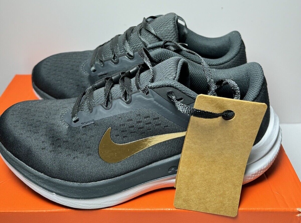 Nike Women's Winflo 10 Road Running Shoes Black/Gold DV4023-005-WMNS SIZE 7.5 #2