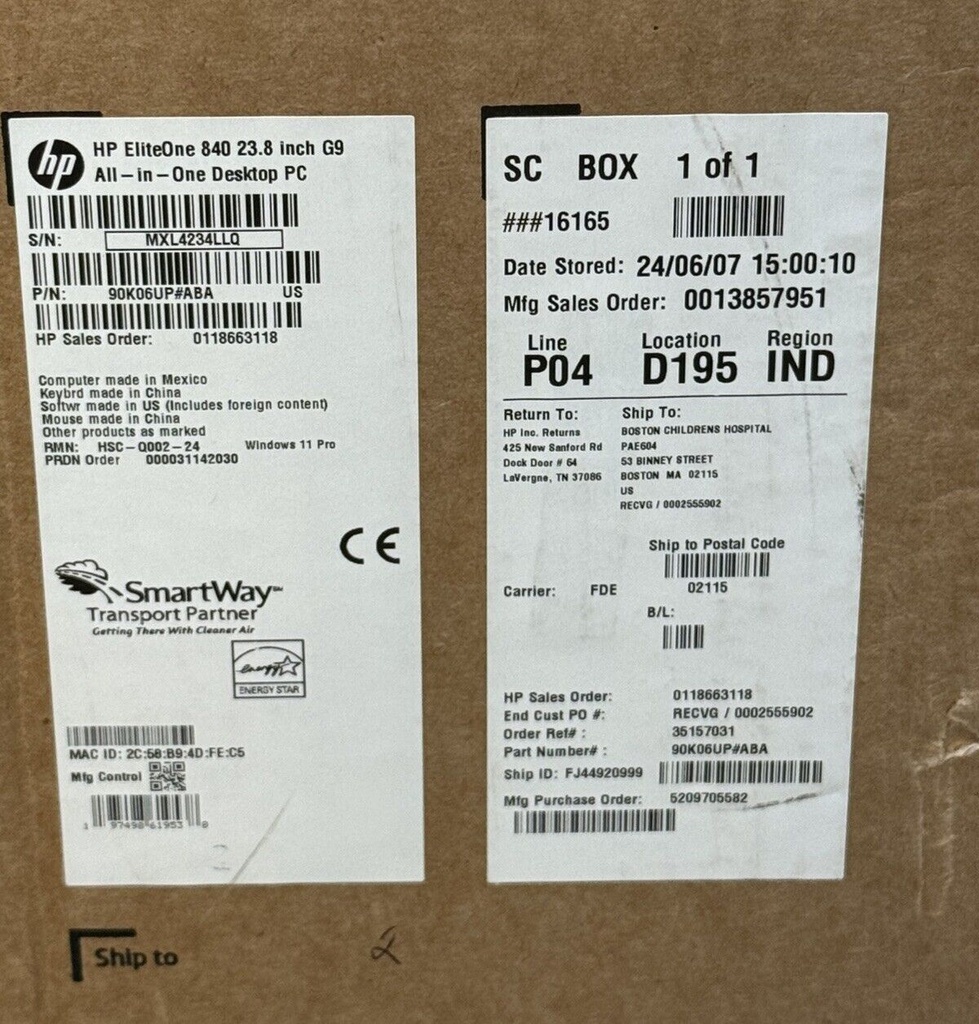 Brand New - HP EliteOne 840 G9 AIO - 90K06UP#ABA - 23.8" i7-12700 16GB 512GB SSD #9