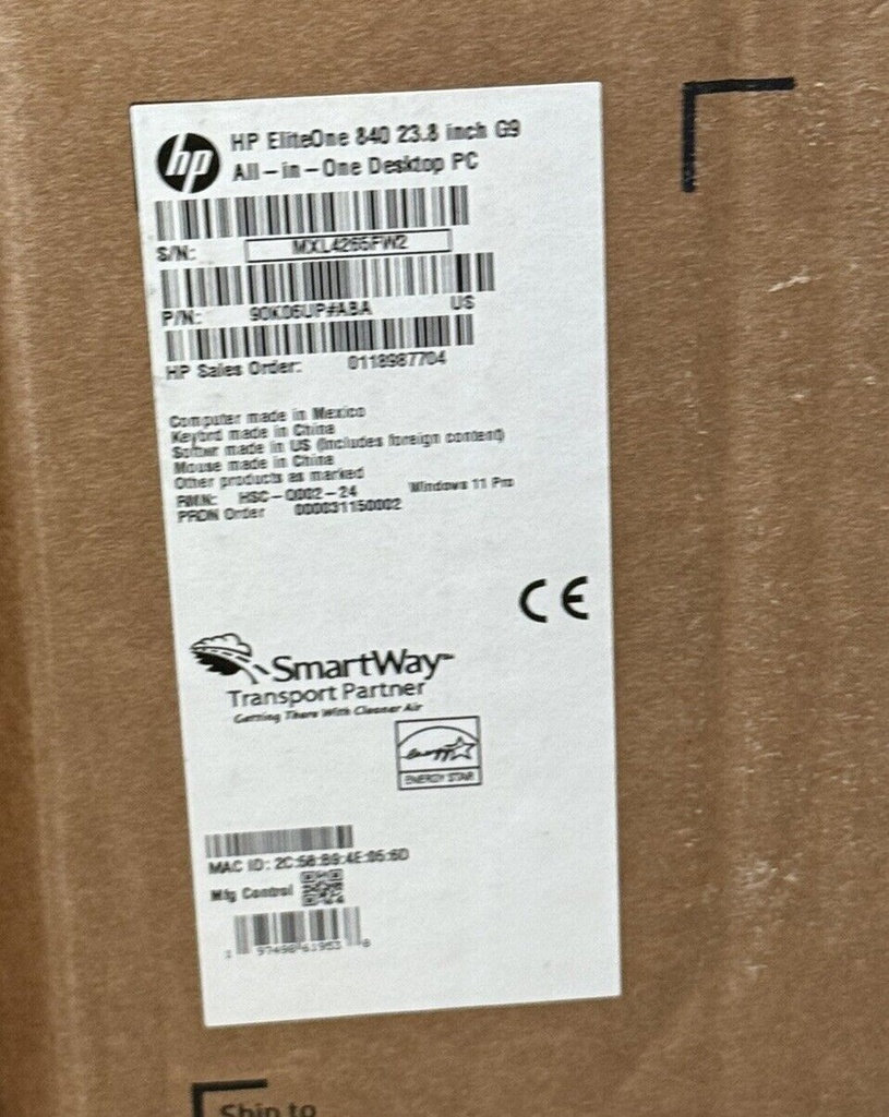 Brand New - HP EliteOne 840 G9 AIO - 90K06UP#ABA - 23.8" i7-12700 16GB 512GB SSD #10