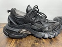 Size 6 C Eur  36c - WIDE Balenciaga Track 2 Open Sneaker Triple Black CIB MINT purchase