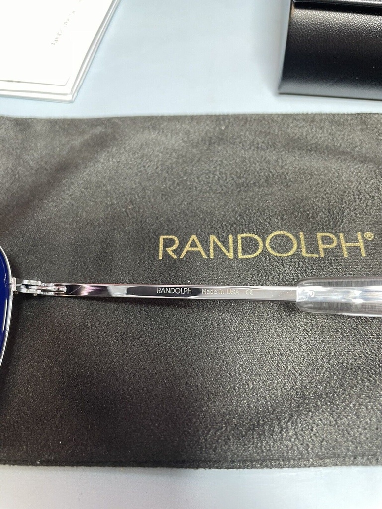 RANDOLPH ENGINEERING Aviator Sunglasses Bright Chrome AF128 140 3P AGX Polarized #4