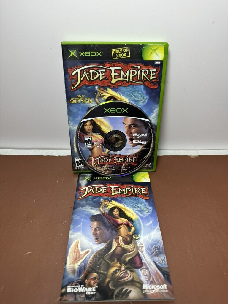 Original Xbox Jade Empire Complete CIB Tested Mint Black Label #3