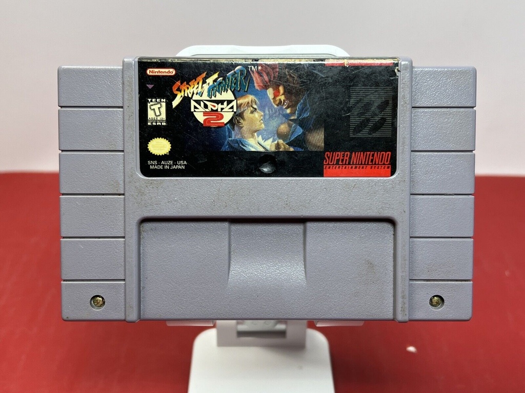 Street Fighter Alpha 2 (SNES, 1996) Street Fighter 2 (SNES, 1992) Auth & Tested #1