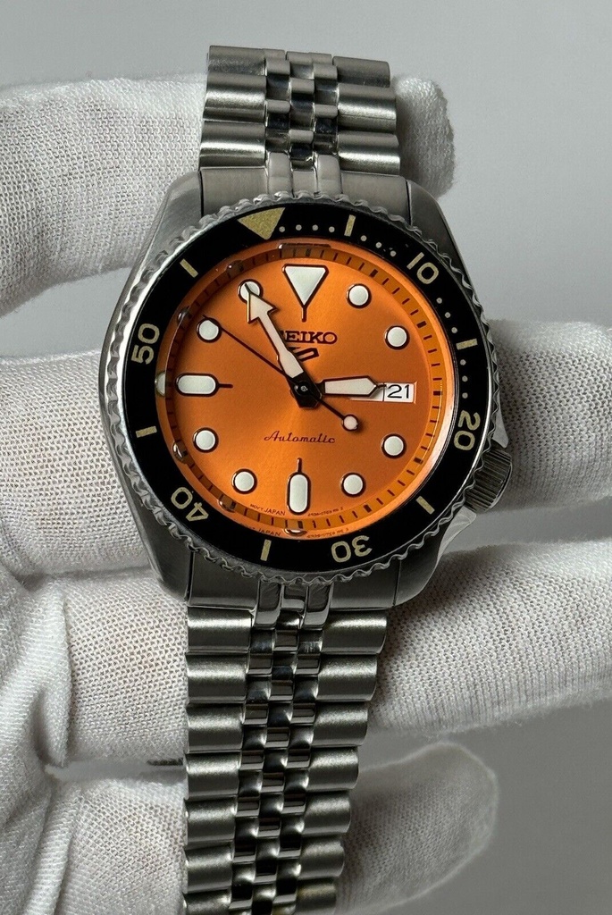 Seiko 5 Sports Orange Day/Date Calendar-24 Jewels, 40 mm-Automatic #5