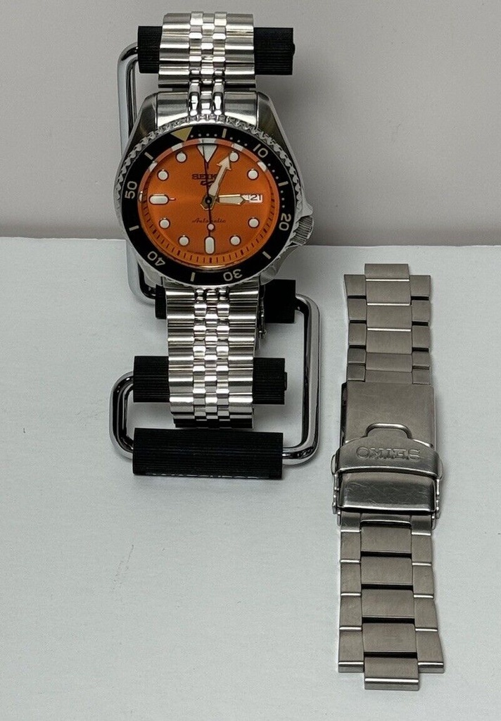 Seiko 5 Sports Orange Day/Date Calendar-24 Jewels, 40 mm-Automatic #10