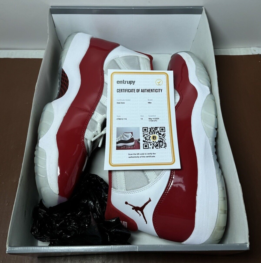 Nike Air Jordan 11 Retro Cherry 2022 Size 12 Red White Blue With Box CT8012-116 #9