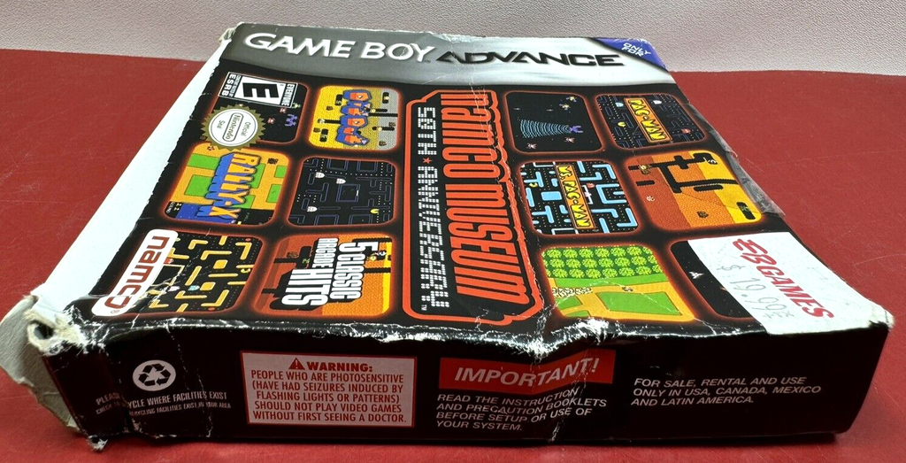 Namco Museum 50th Anniversary Game Boy Advance CIB NEW Box Damage #3