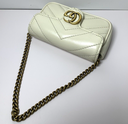 Gucci Mini Tan Leather Gold Hardware GG Marmont Bag 575161 w/Box with delivery