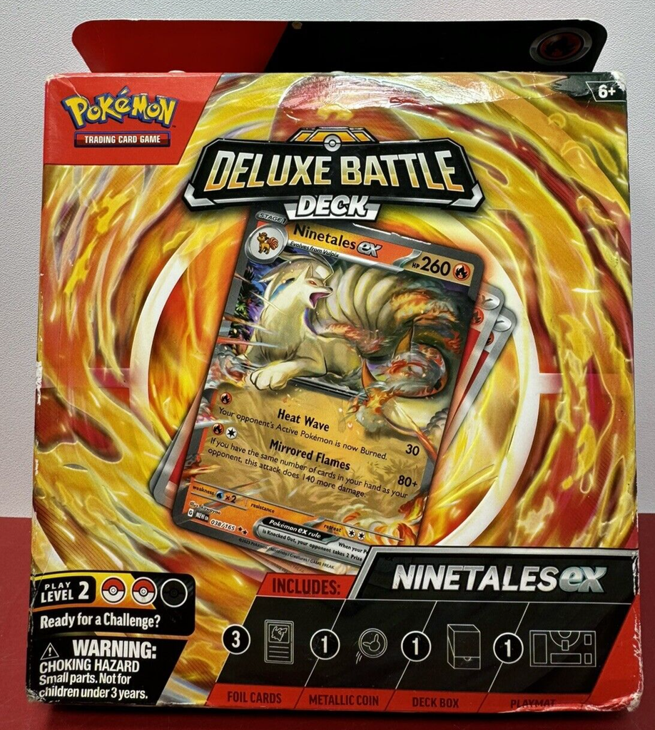 Pokemon Deluxe Battle Deck Miraidon EX (2x) & Ninetales EX Sealed Set Bundle #3