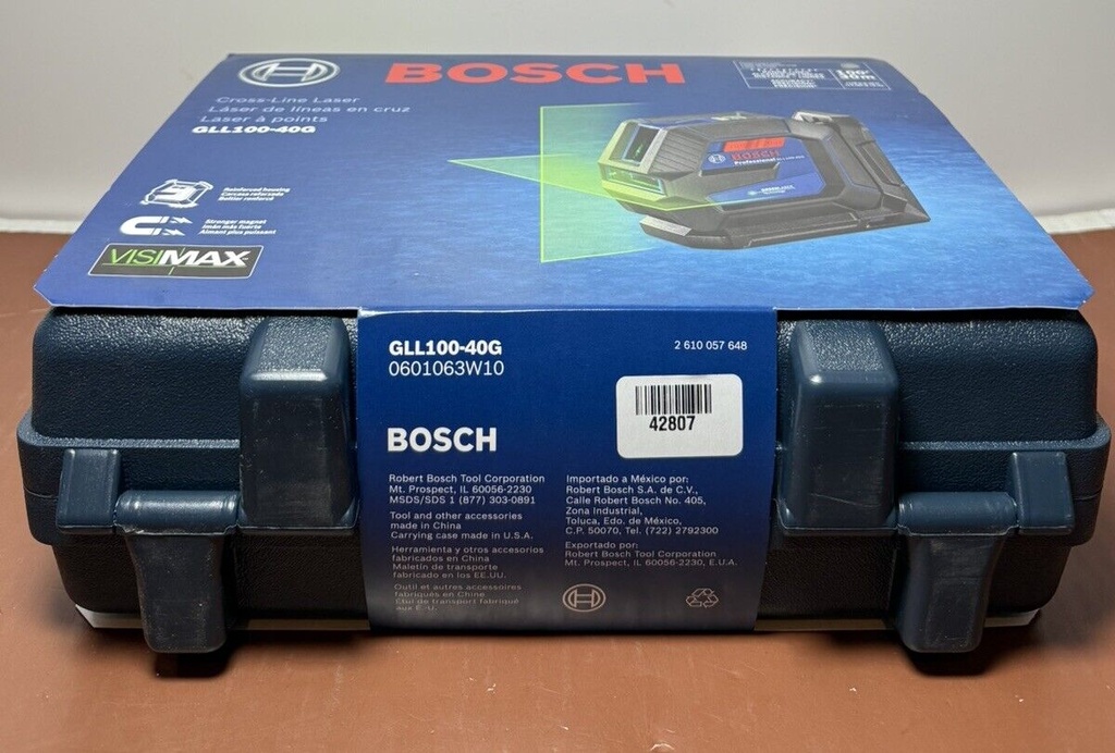 Bosch GLL100-40G 100 ft. Green Laser Level Self Leveling with VisiMax Technology #1