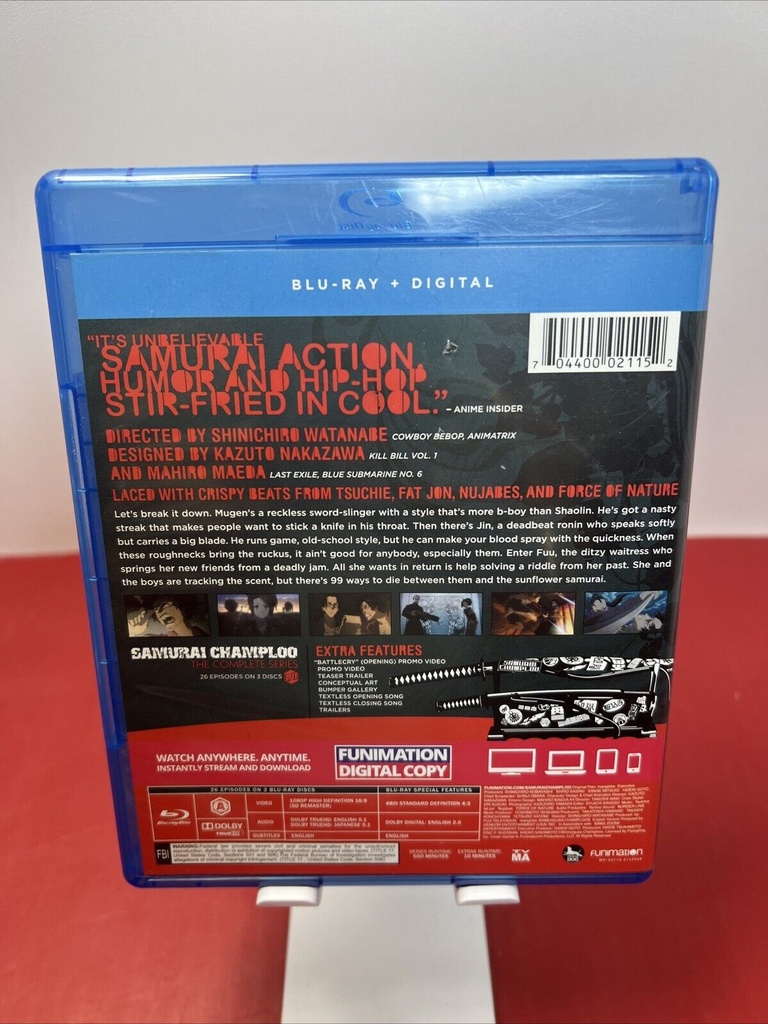 Samurai Champloo: the Complete Series (Blu-ray) Great  Condition #1