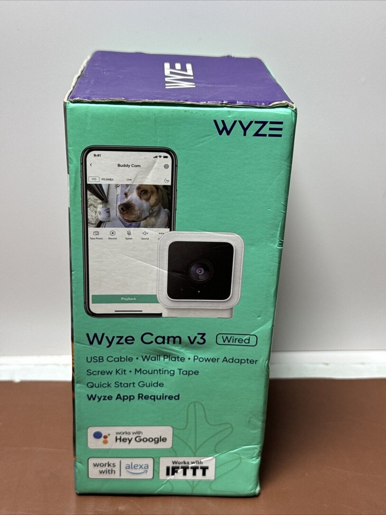 Wyze Cam V3, Wired Indoor/Outdoor 1080p HD Smart Home Security Camera WYZEC3 #1