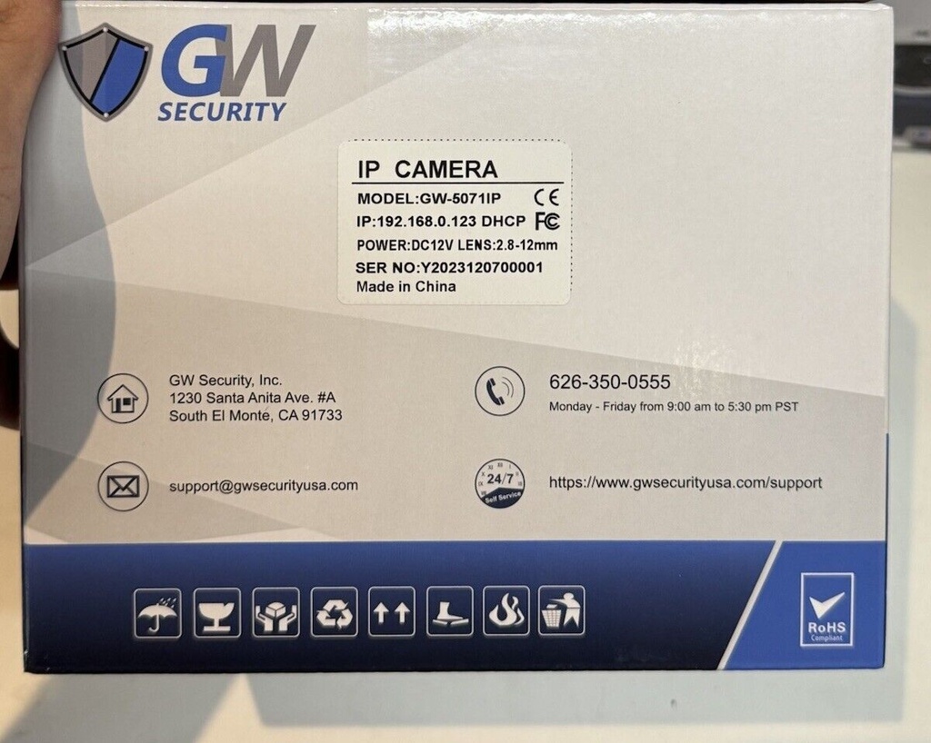 GW Security 8 Channel 4K NVR 5MP 6-Camera System 1920P -GW-5071IP/GW42-4108P-1 #8