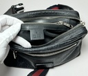 Gucci Soft GG Supreme Monogram Web Belt Bag Black Grey in Boston, MA