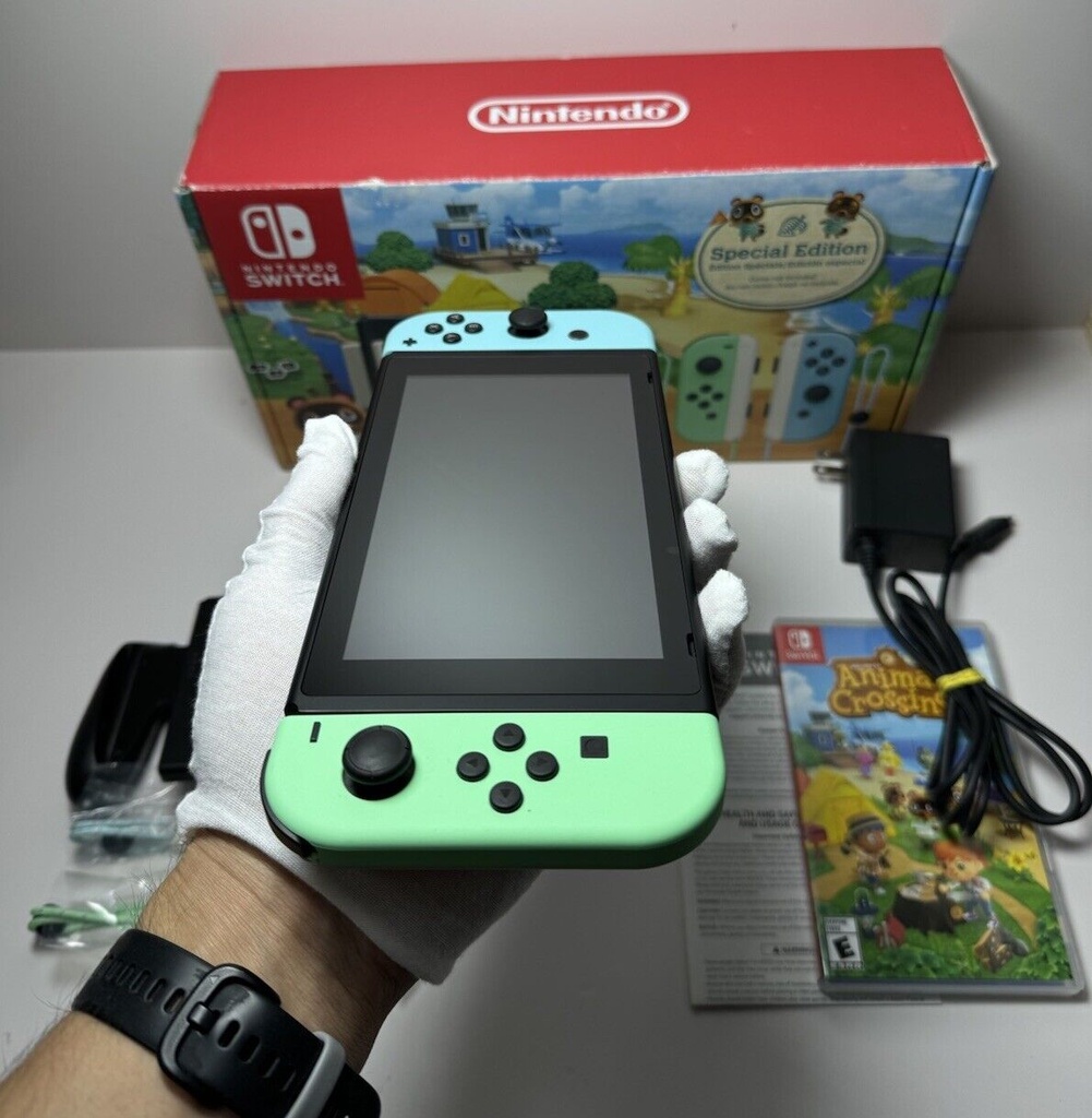 Nintendo Switch HAC-001(-01) Animal Crossing: New Horizon Special Edition #3