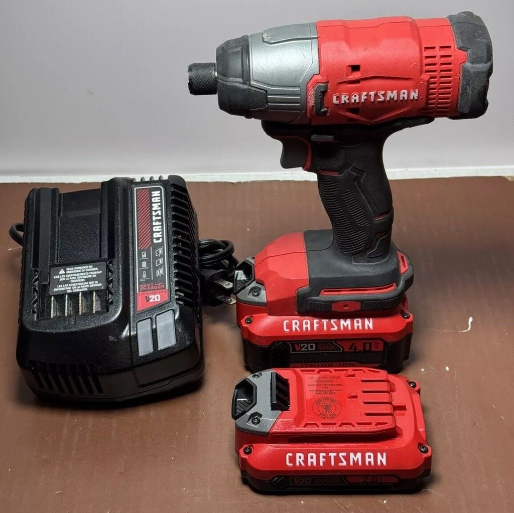 Craftsman Cordless Power Tool Set - Circular Saw, Drill, Sander, Batt & Charger #4