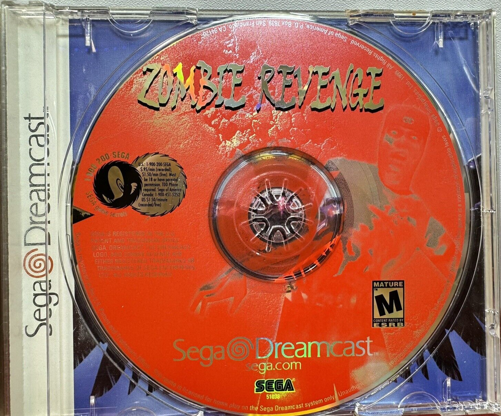 Zombie Revenge (Sega Dreamcast) Complete CIB Tested #3