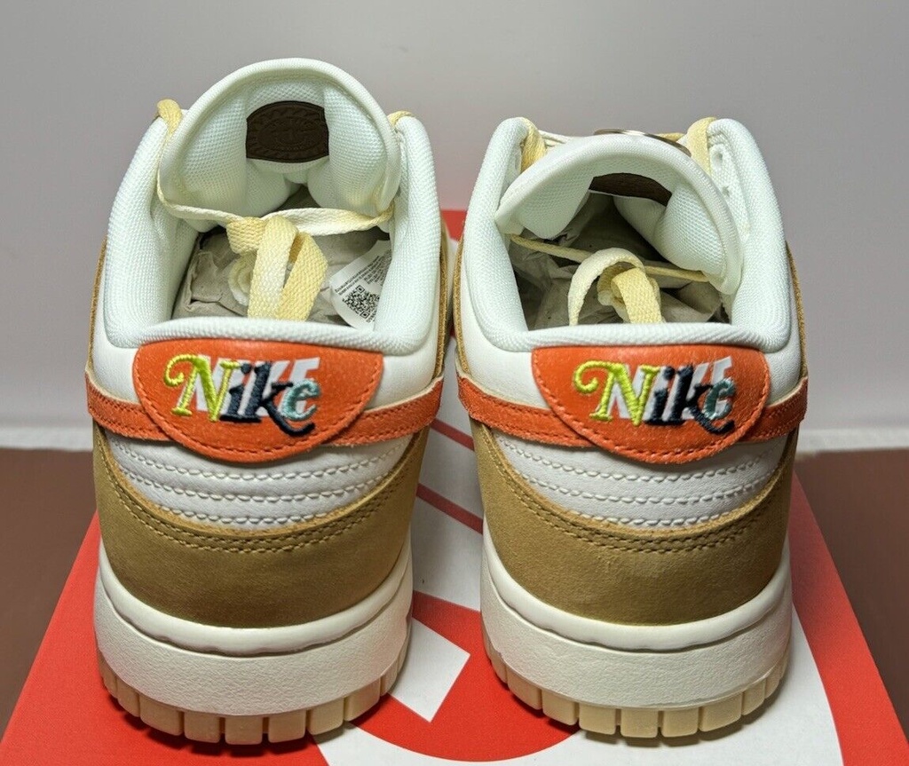 New Nike Dunk Low Sail Wheat Orange Men Classic Casual Shoes Sneakers HM3729-181 #2