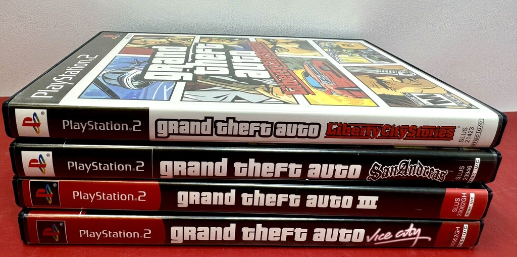 Grand Theft Auto: Vice City, GTA3, San Andreas, Liberty City 4 CIB Games #1