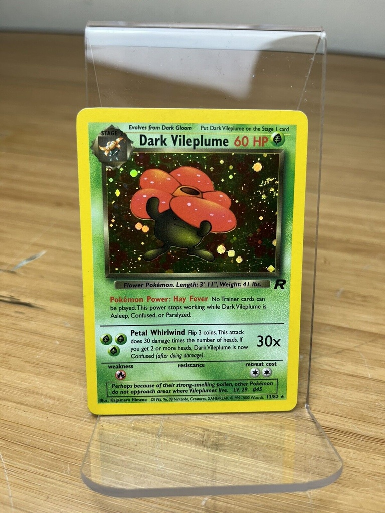 DARK VILEPLUME - 13/82 - Team Rocket - Holo - Pokemon Card #1