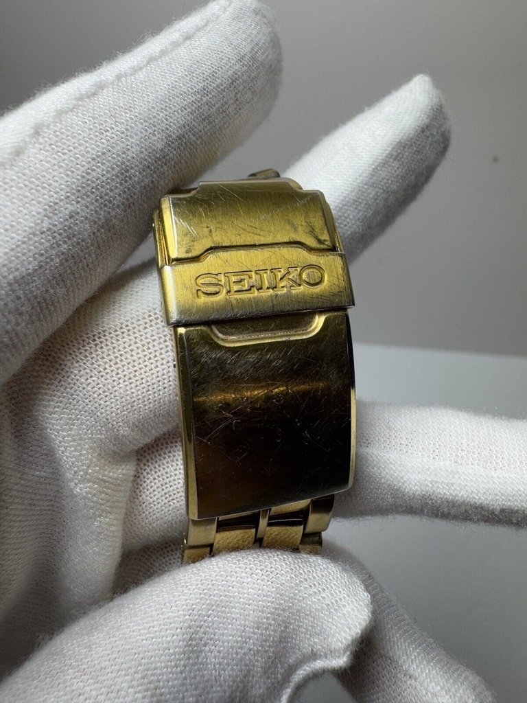 Seiko 6F24-7019 Moonphase Tide Master Sports 150 Watch Vintage 40mm #4