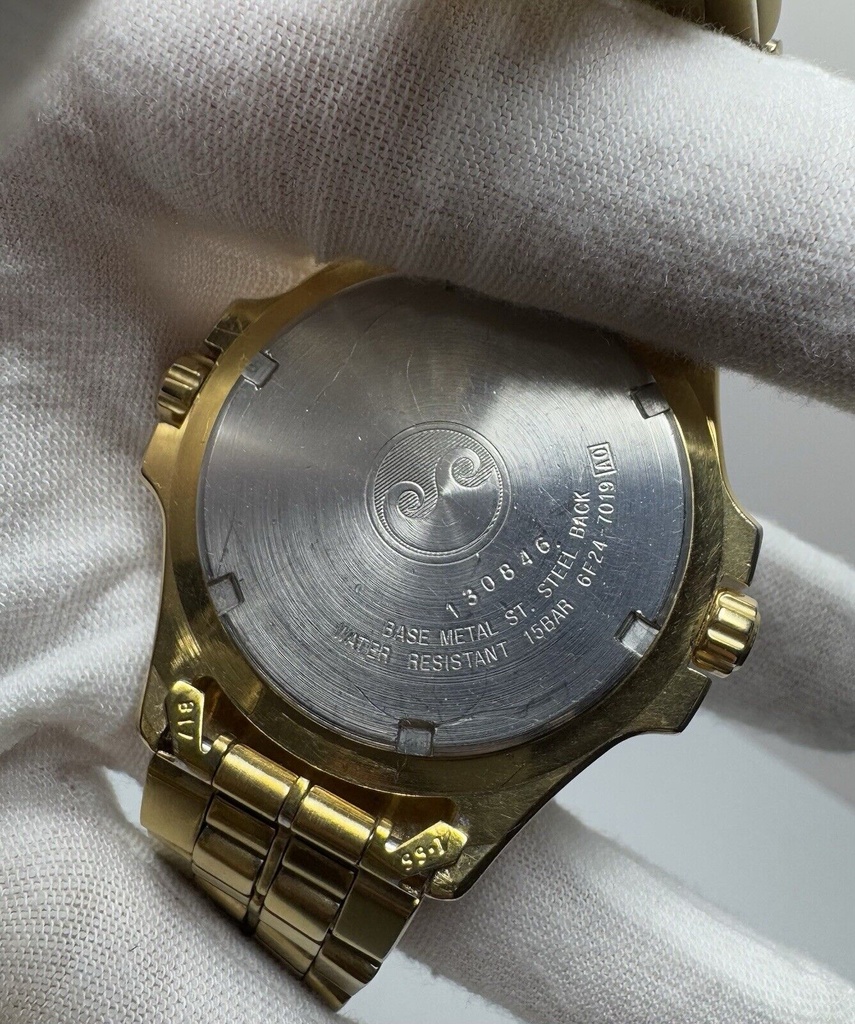 Seiko 6F24-7019 Moonphase Tide Master Sports 150 Watch Vintage 40mm #5