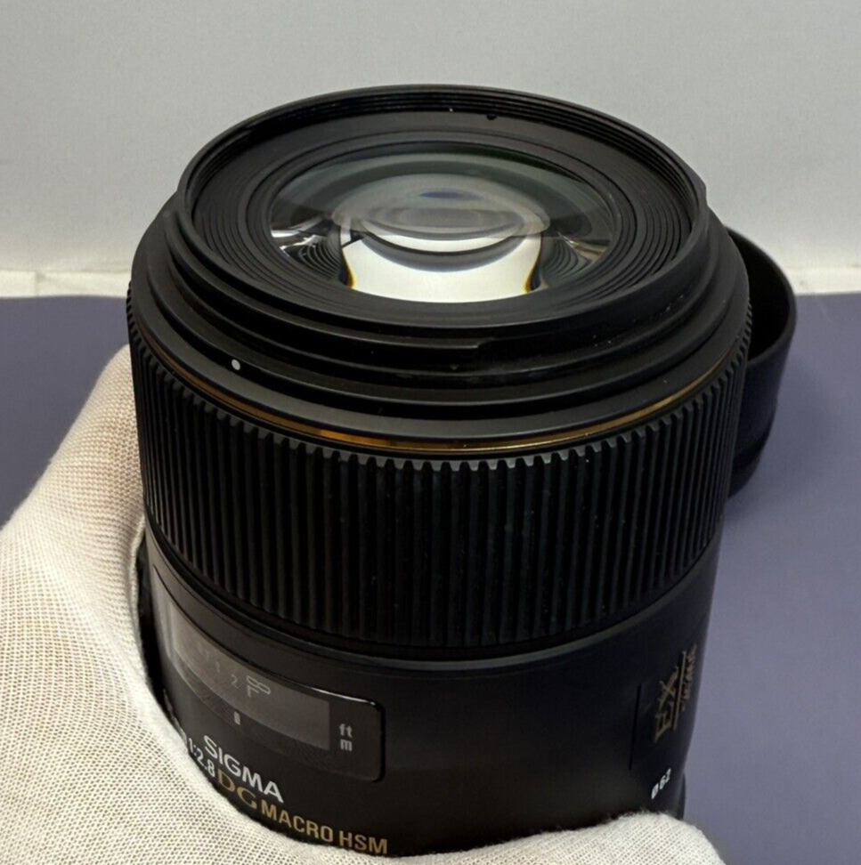 Sigma EX DG 105mm f/2.8 Macro OS HSM Lens for Nikon w/ Hood - Black #6