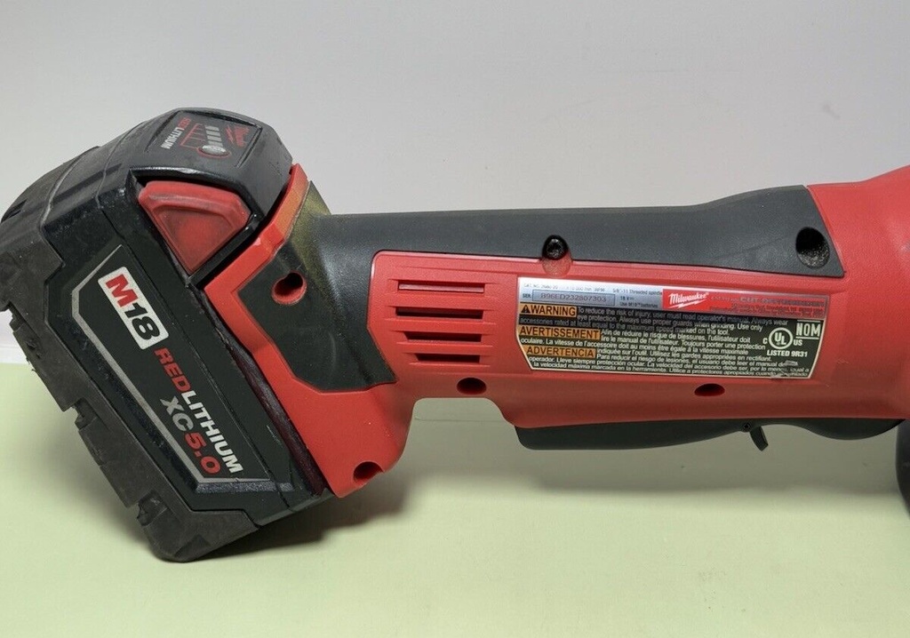 Milwaukee M18 Cordless 4-1/2" Cut-off / Grinder with XC 5.0 Battery - 2680-20 #5