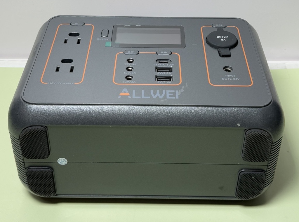 Allwei Portable Power Station 300W (Surge 600W), 280Wh Solar Generator #5