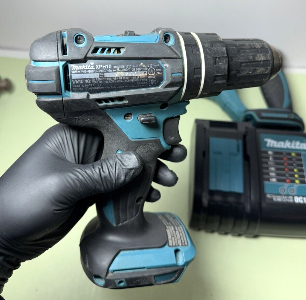 Makita XMT03 + XPH10  Drill Driver + BJR182 LXT Saw + 3.0Ah batt+charger #4