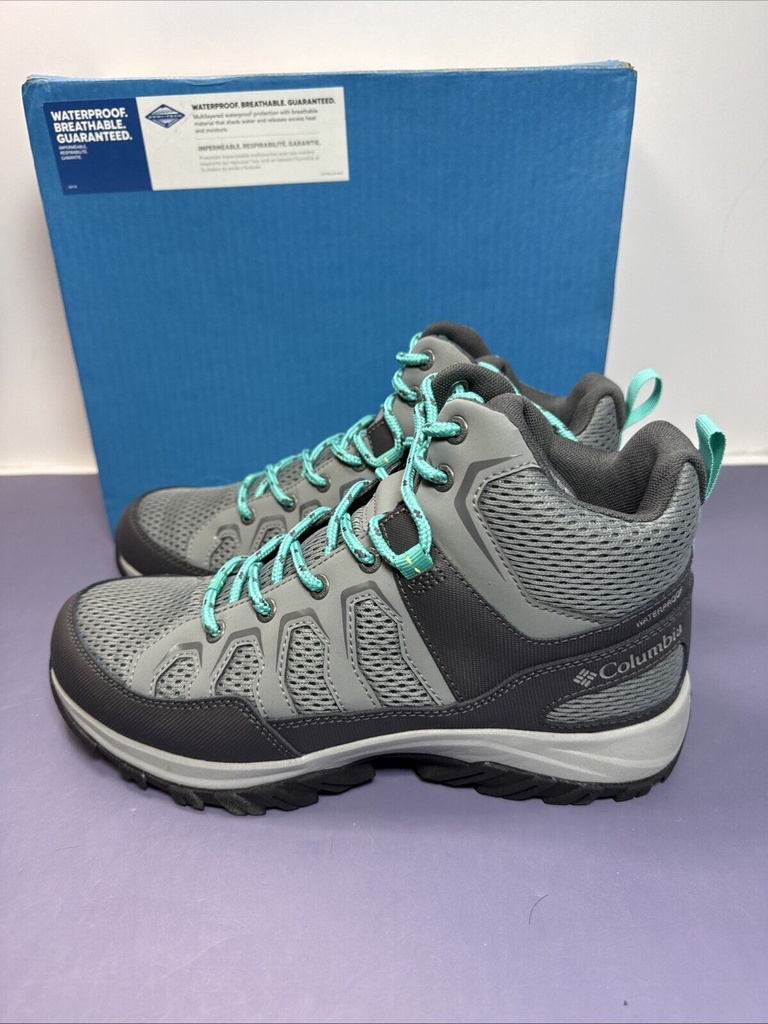 Columbia Womens Granite Trail Shoes Size 10W Mid-Top Waterproof Gray BK6632-033 #2