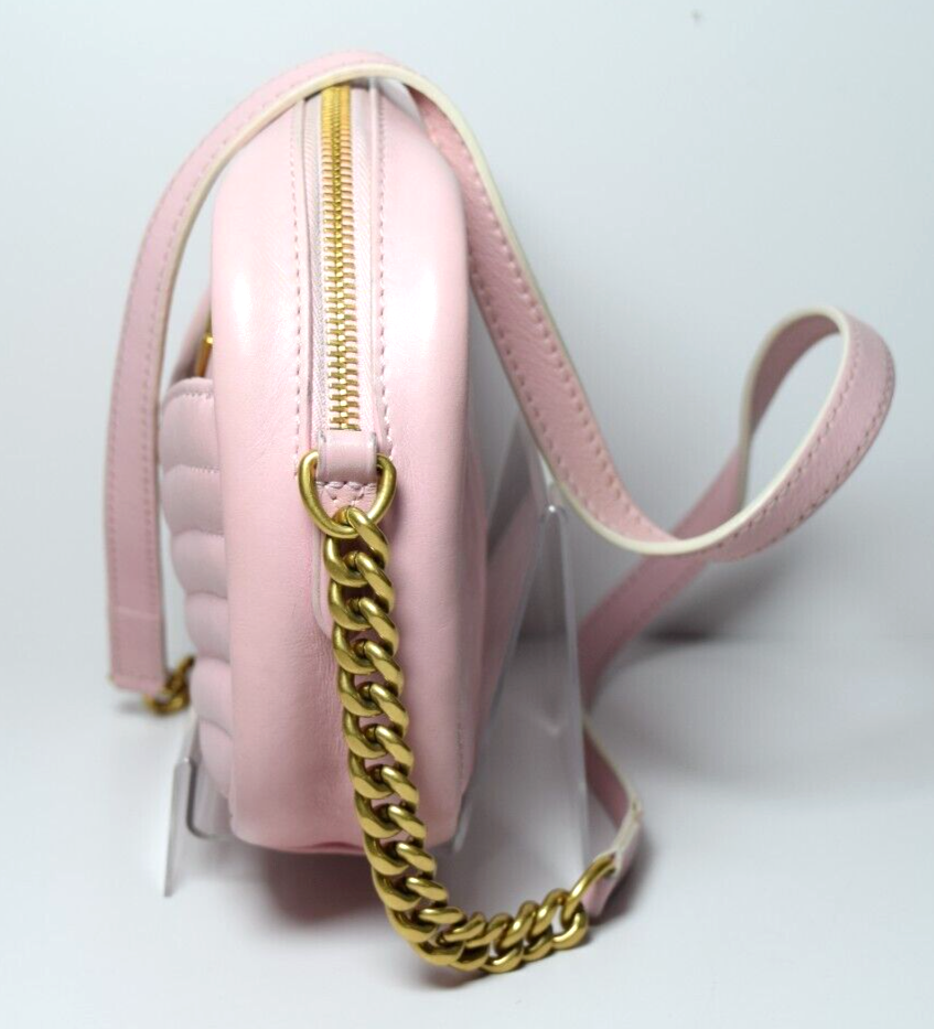 Louis Vuitton New Wave Camera Shoulder Bag Pink Quilted Leather #5