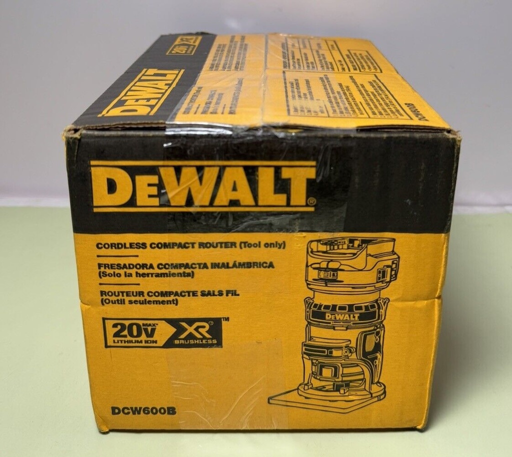 DEWALT DCW600B 20V Max XR Brushless Cordless Router (Tool Only) - Open Box #1