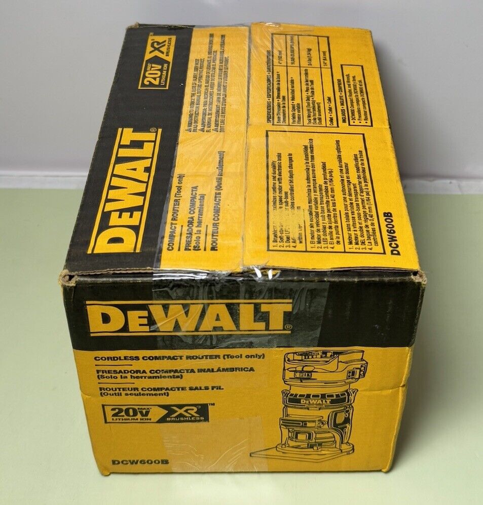 DEWALT DCW600B 20V Max XR Brushless Cordless Router (Tool Only) - Open Box #2