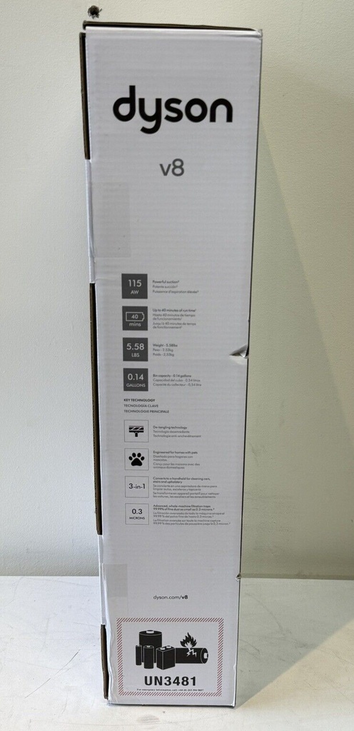 Brand New - Dyson V8 SV25 Cordless Vacuum  - Silv/Nick 400473-01 Vacuum Cleaner #3
