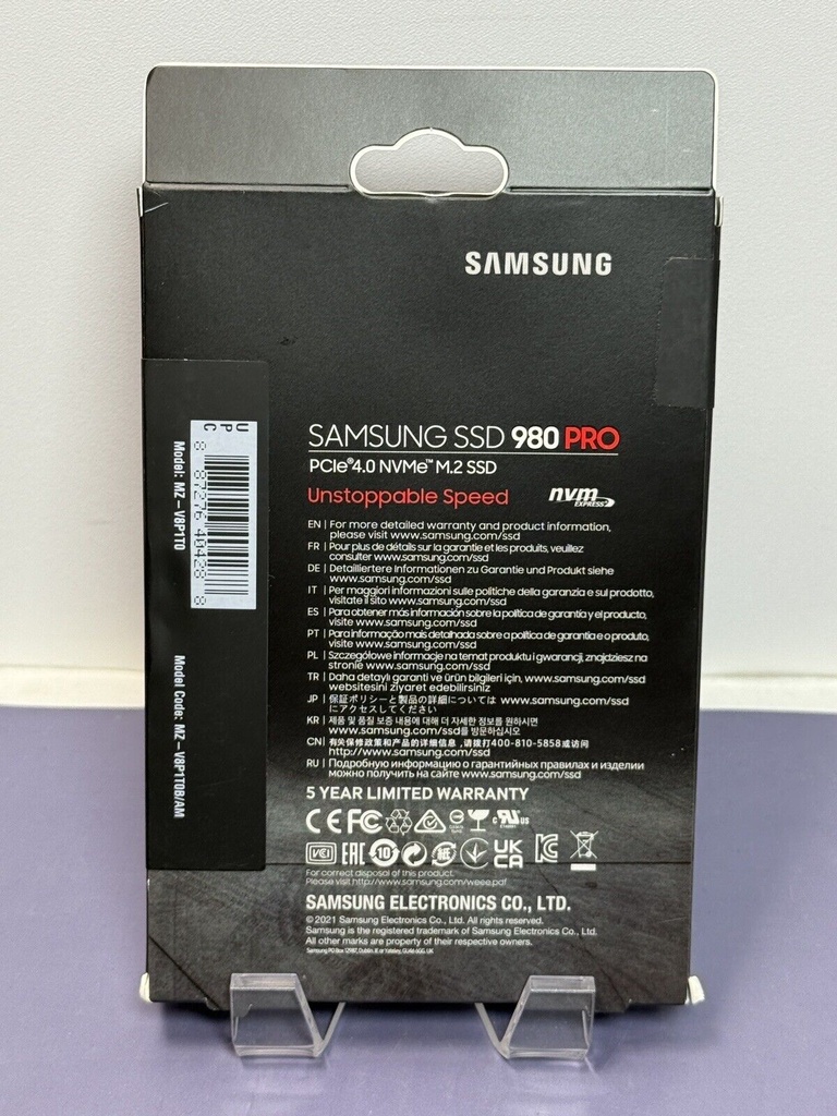 Samsung 980 PRO 1TB SSD, PCIe 4.0 x 4 M.2, M.2 2280 Internal Solid State NVMe #1