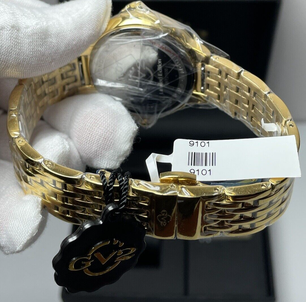 Brand New GV2 - Astor Stainless Steel, Diamond & Blue Corundum Bracelet b012/500 #4