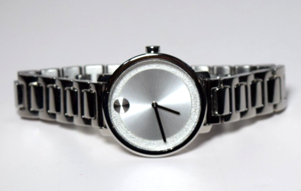 Movado Women's Watch 3600579 Bold Silver Dial Swiss Quartz Stainless Steel #7