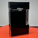 S.T. Dupont Lighter Ligne 2 Montparnasse Lacquer Silver Color With Original Box used