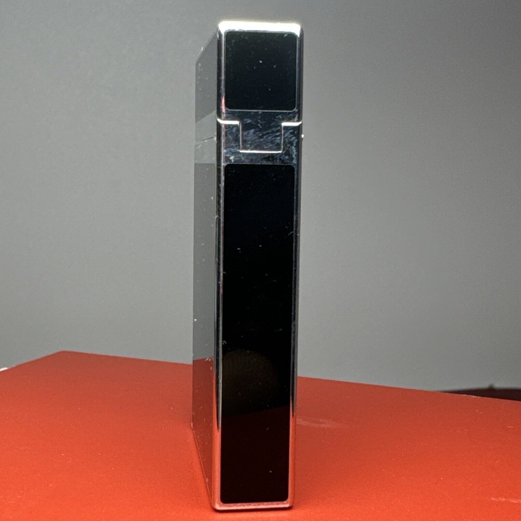 S.T. Dupont Lighter Ligne 2 Montparnasse Lacquer Silver Color With Original Box #2