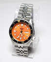 Seiko 5 Sports Orange Day/Date Calendar-24 Jewels, 40 mm-Automatic used