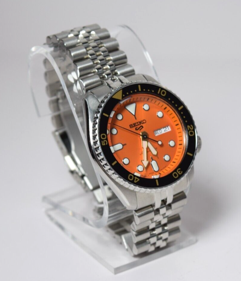 Seiko 5 Sports Orange Day/Date Calendar-24 Jewels, 40 mm-Automatic #2