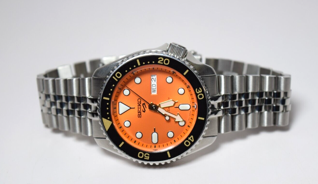 Seiko 5 Sports Orange Day/Date Calendar-24 Jewels, 40 mm-Automatic #4