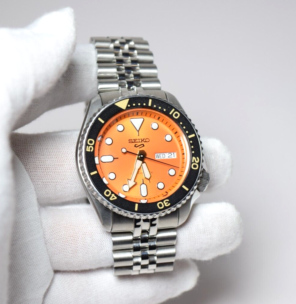 Seiko 5 Sports Orange Day/Date Calendar-24 Jewels, 40 mm-Automatic #7