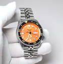 Seiko 5 Sports Orange Day/Date Calendar-24 Jewels, 40 mm-Automatic in Boston