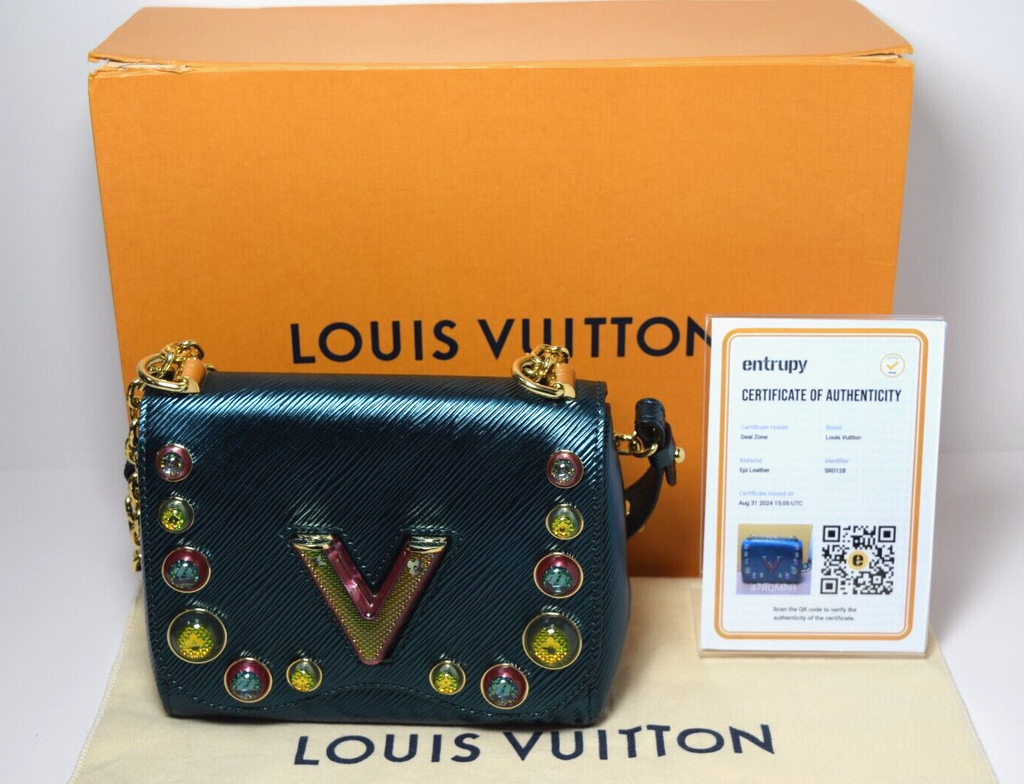 Louis Vuitton Twist Epi Leather w Flower Cabochons PM SR0128 - Excellent condit #17