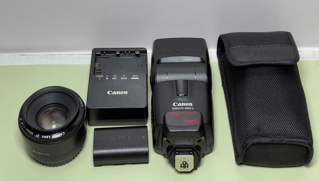 Canon EOS 60D camera with EFS 18-55mm IS +EF-50M 1:1.8 II Lenses #7