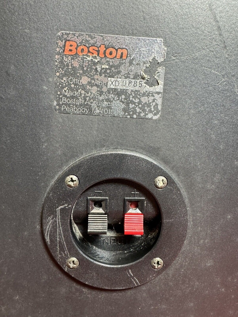 Vintage Boston Acoustics A60 Series II Bookshelf Speakers - Tested & Works #6