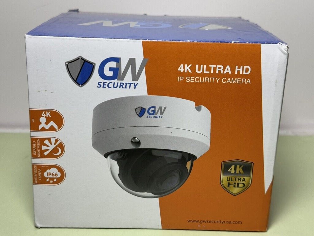 4pc- GW Security GW8533MIC 8MP 2.8mm 4K Ultra HD IP PoE Dome Security Camera #3