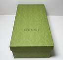 GUCCI 577236 Cordovan Lux Lug Sole Black Gold Horsebit Bee Loafers 39, US 9 at best price